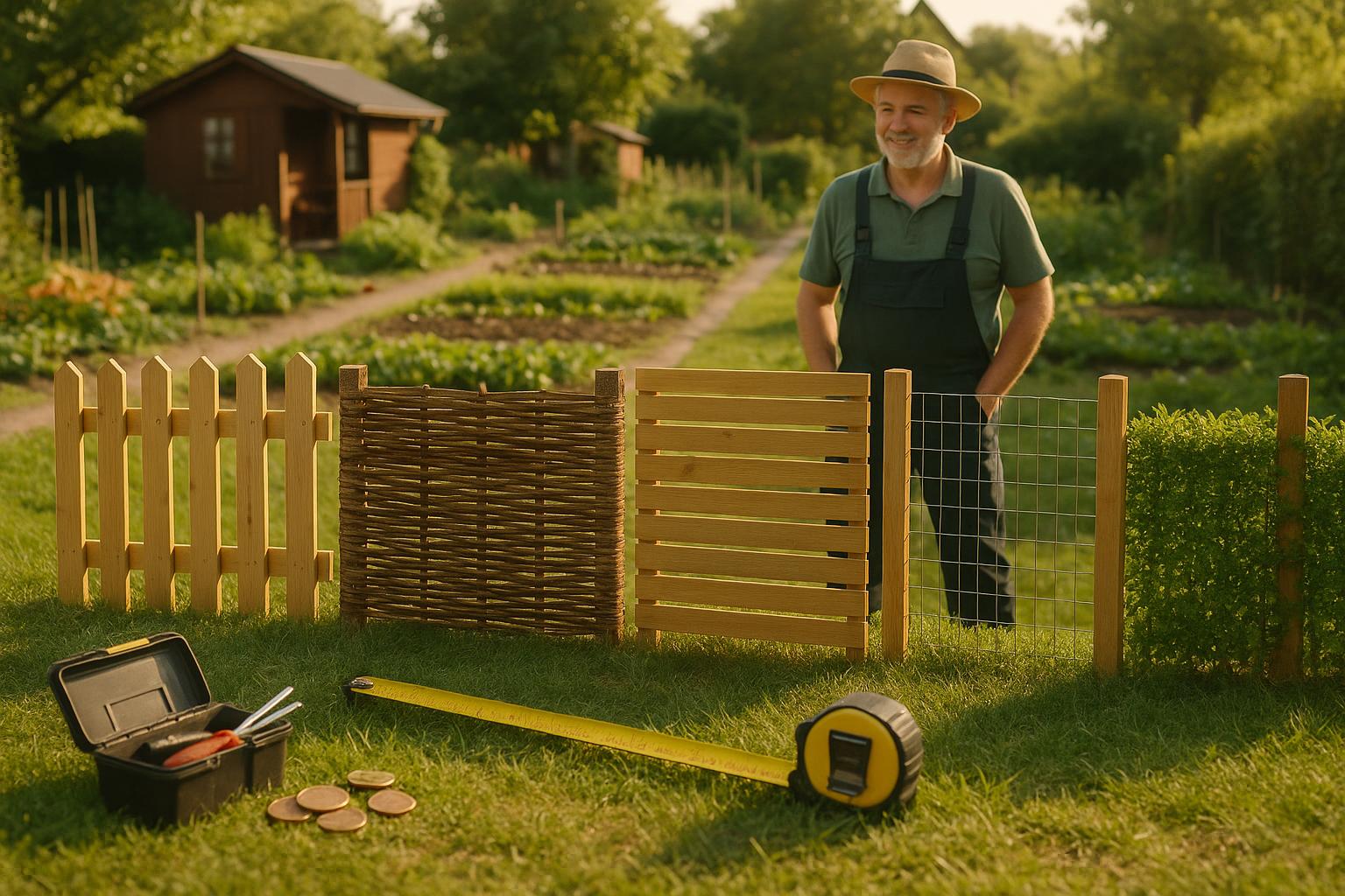 Kleingarten-Zaun Ideen günstig: 5 legale Lösungen + Anleitung & Kosten pro Meter