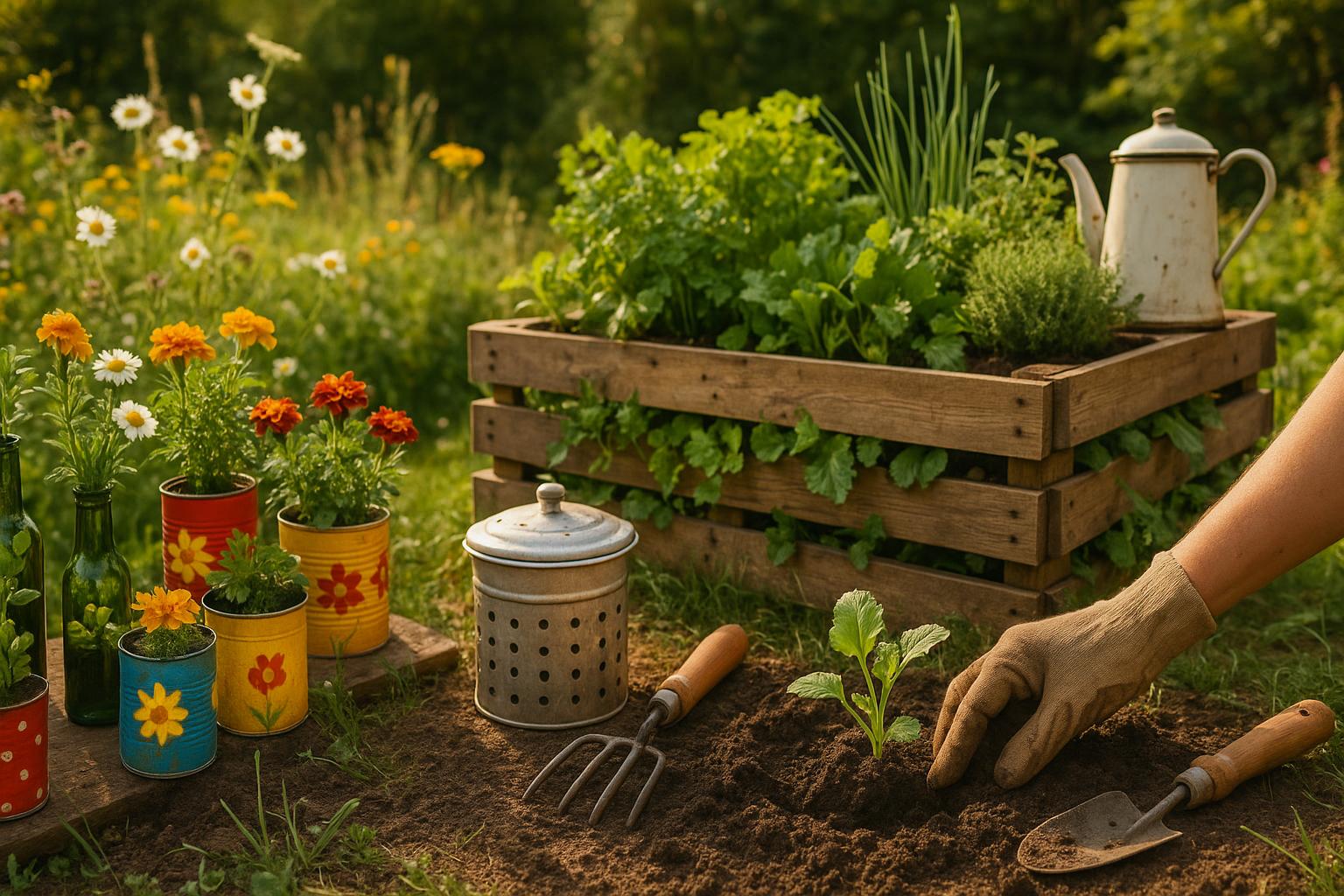 Dein Kleingarten-Paradies: Geniale Upcycling Ideen, die begeistern