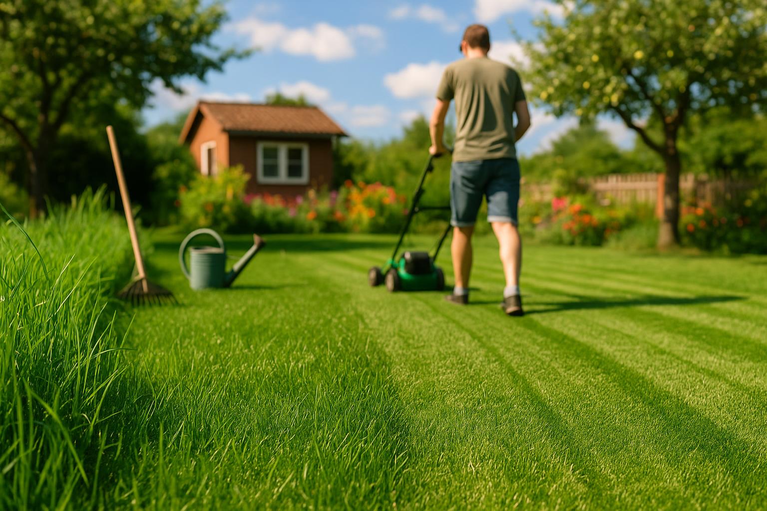 Dein Kleingarten-Rasen: So gelingt der perfekte Schnitt für ein grünes Paradies