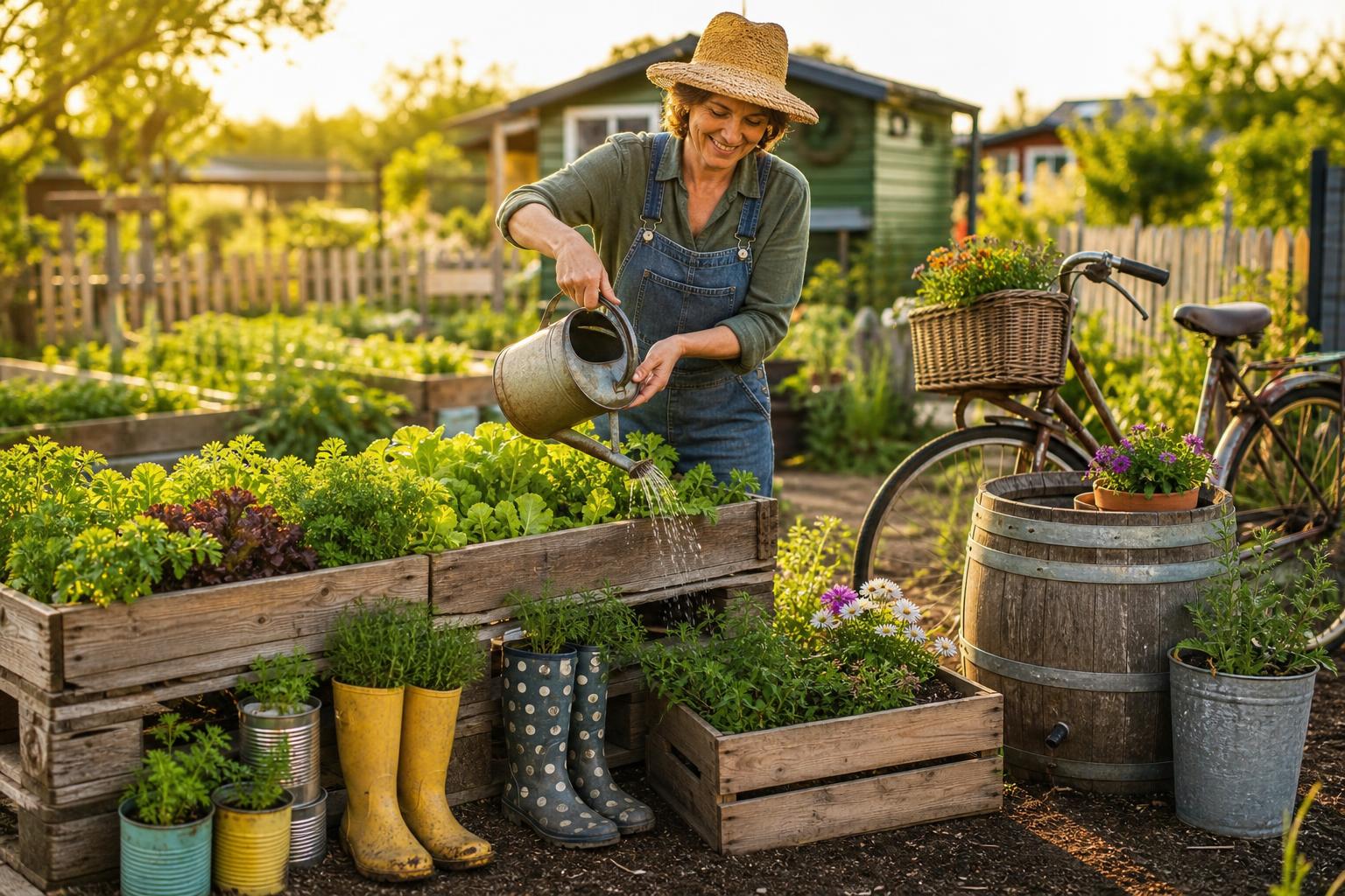 Dein Kleingarten-Paradies: Geniale Upcycling Ideen, die begeistern