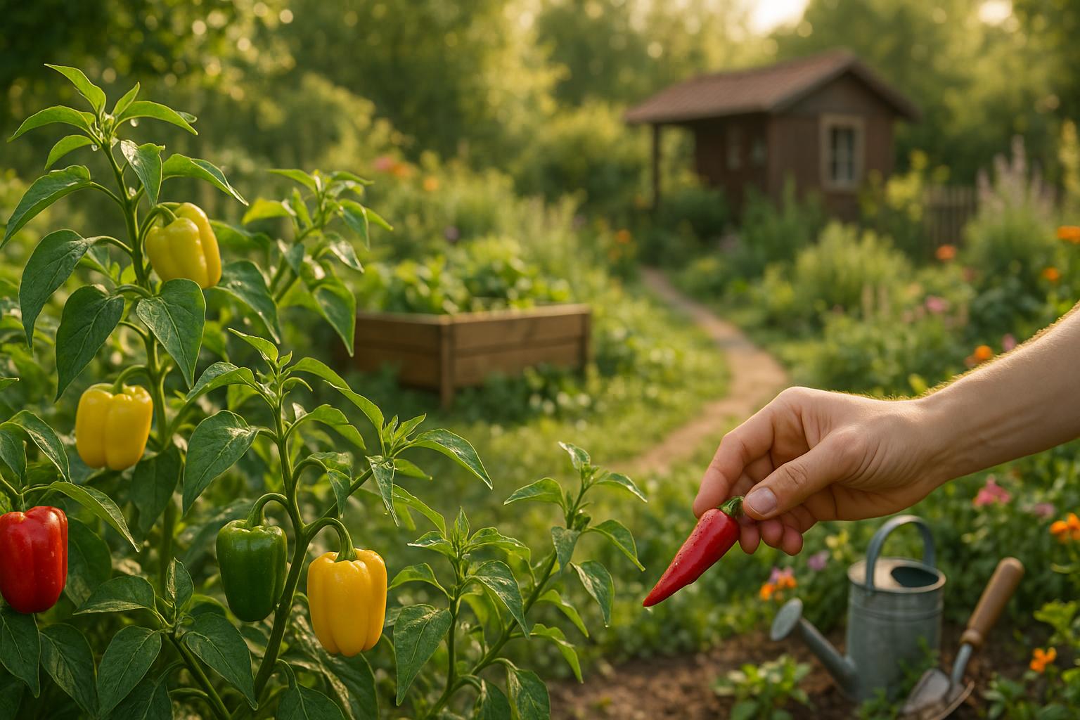 Paprika & Chili im Kleingarten: Meine Tipps für eine feurige Ernte