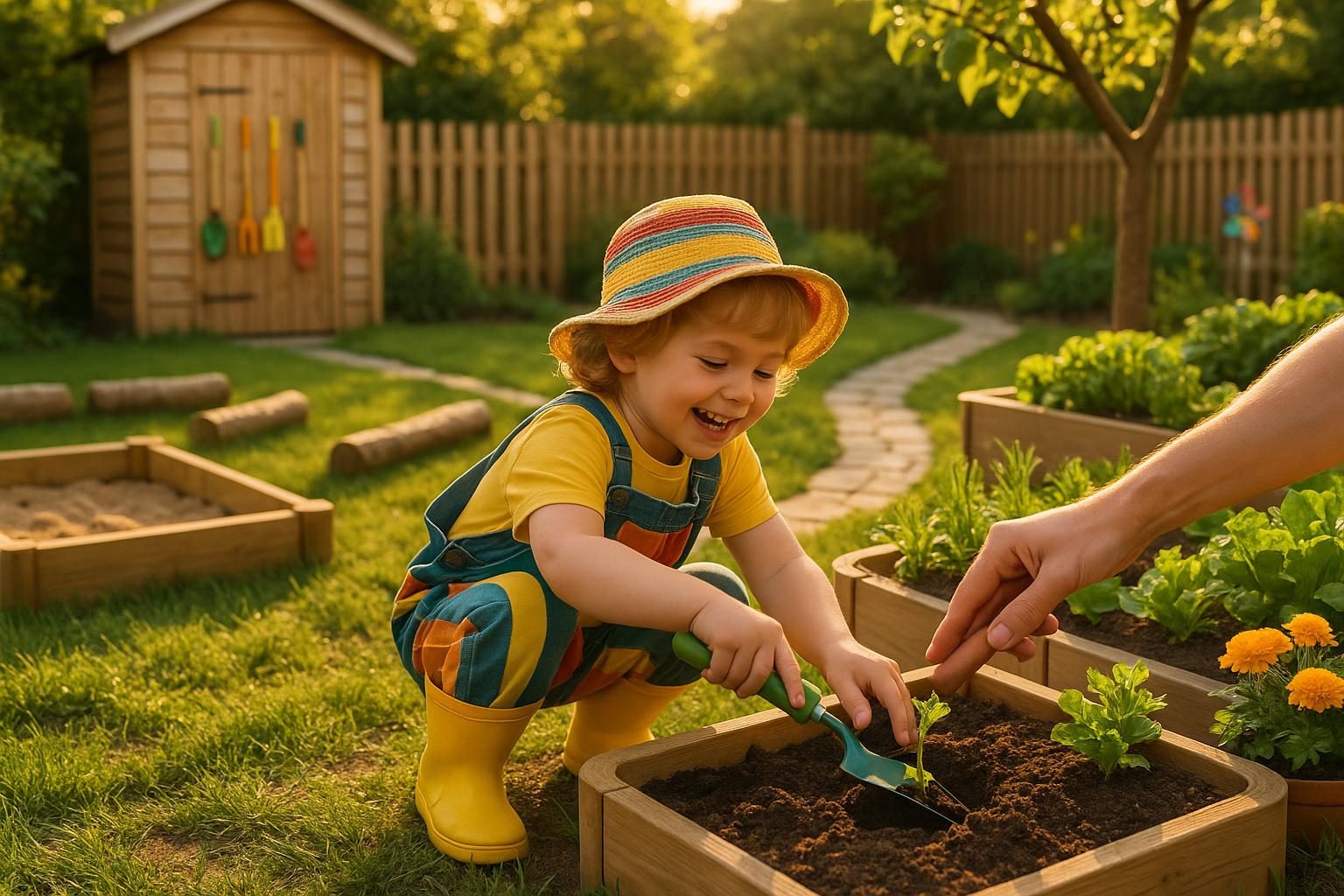 Dein Kleingarten als Abenteuerland: So gestaltest du ihn kinderfreundlich