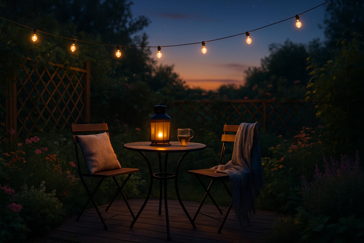 Dein Kleingarten im besten Licht: Stimmungsvolle Akzente für laue Abende