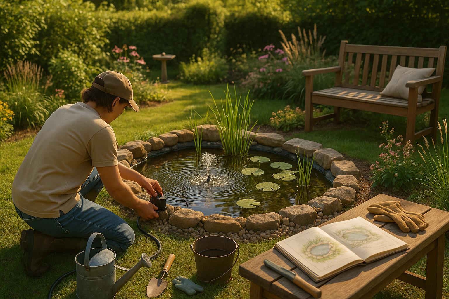 Wasserspiele im Kleingarten: Dein DIY-Projekt für eine Oase der Ruhe