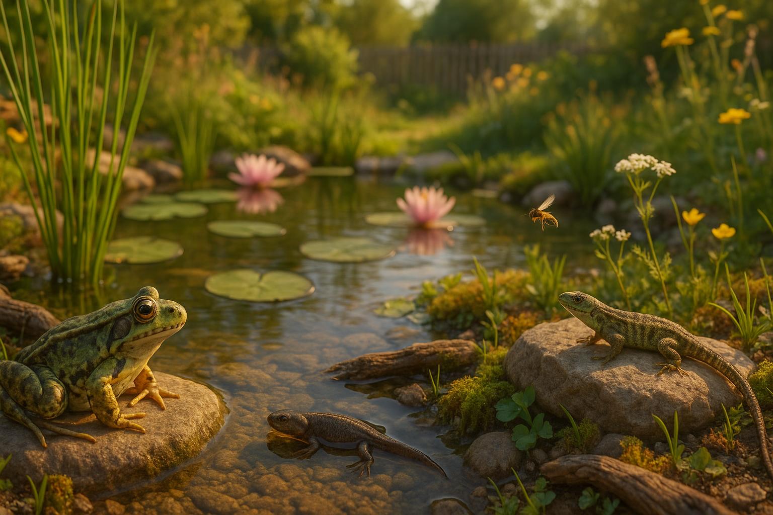 Tierschutz im Kleingarten: Ein Zuhause für Amphibien und Reptilien schaffen