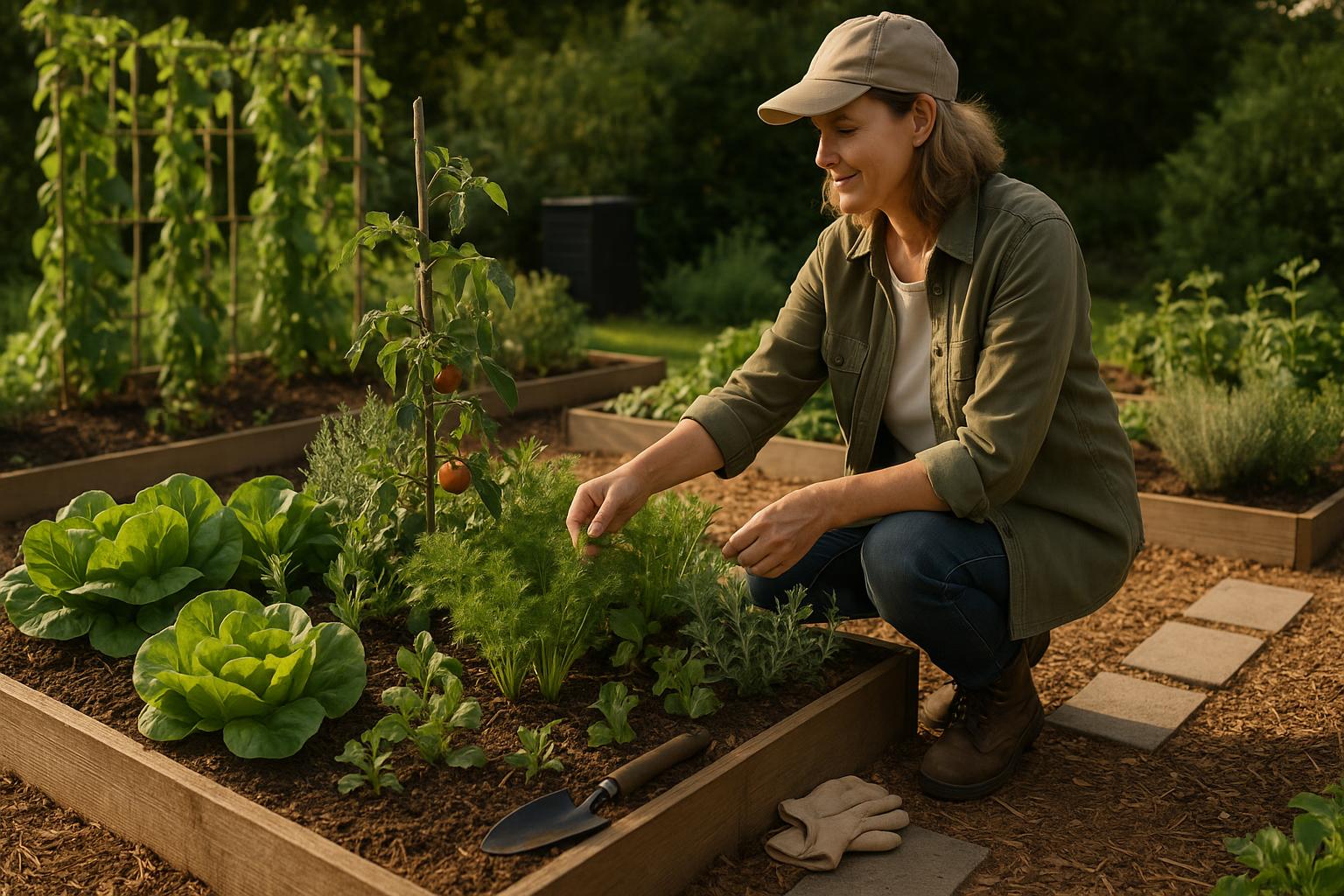 Gemüsegarten mit minimalem Aufwand und maximalem Ertrag genießen