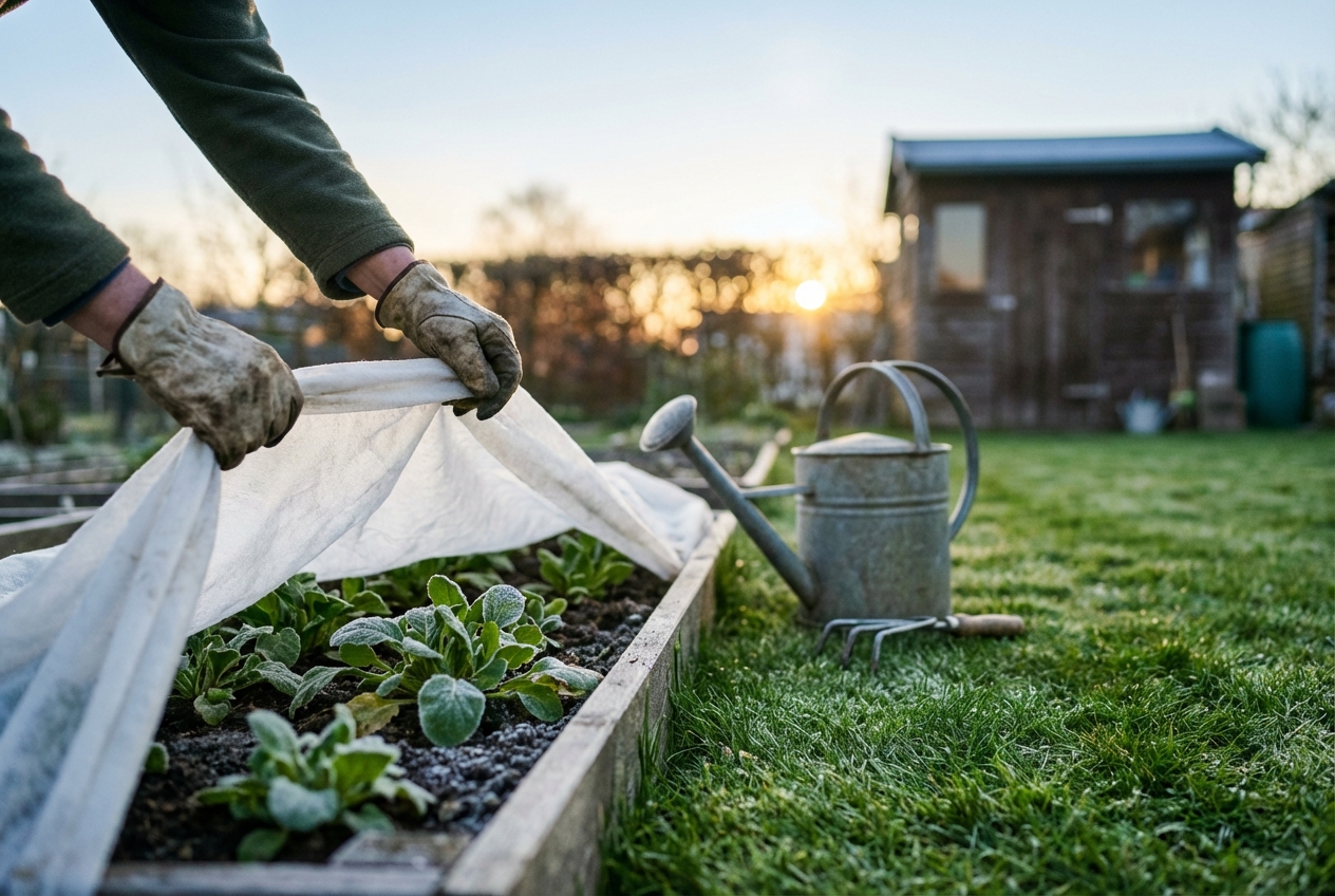 Frostschutz und Rasenpflege: So schützt Du Deine Pflanzen im April