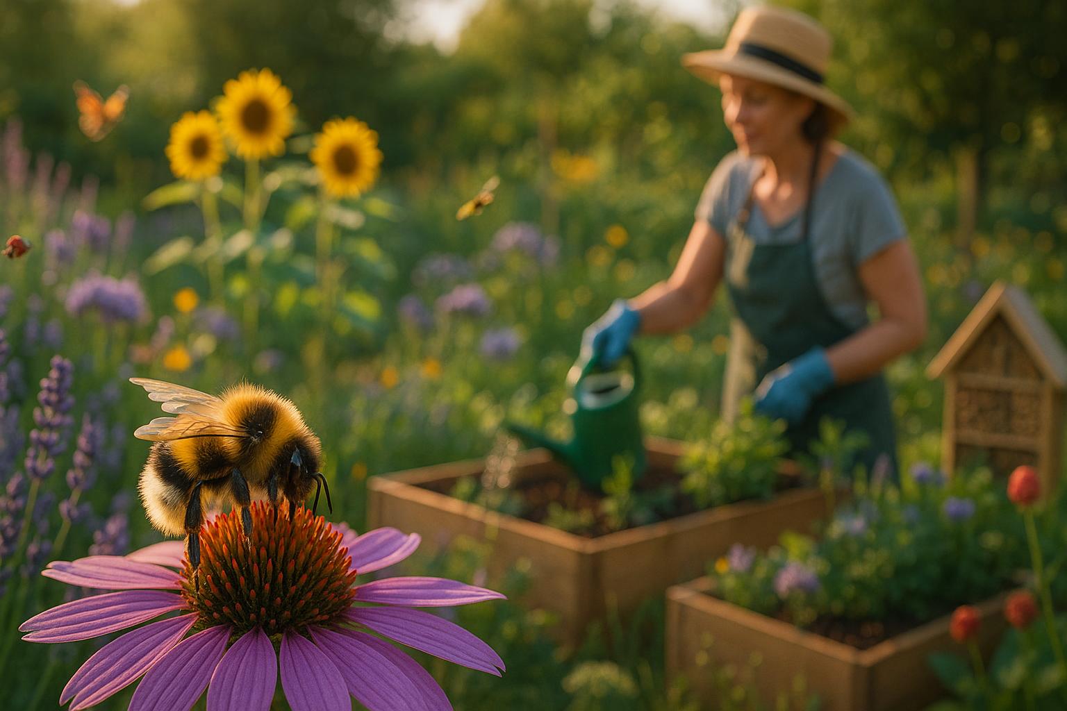 Mein summender Garten: So förderst du Bienen und Insekten im Kleingarten