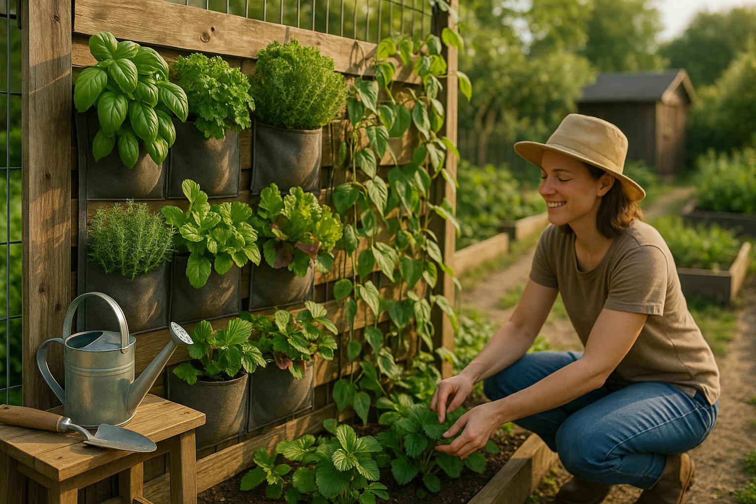 Dein vertikaler Garten im Kleingarten: Mehr Grün auf kleinem Raum