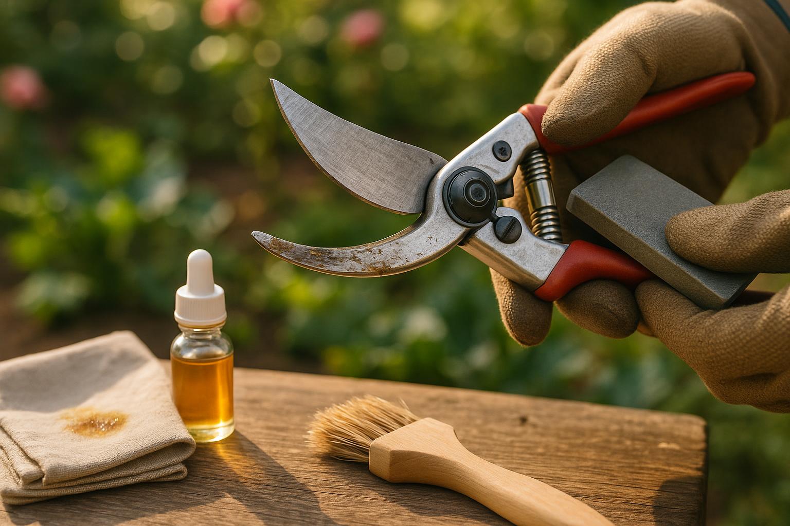 Gartenschere schärfen und pflegen: So bleibt dein wichtigstes Werkzeug fit