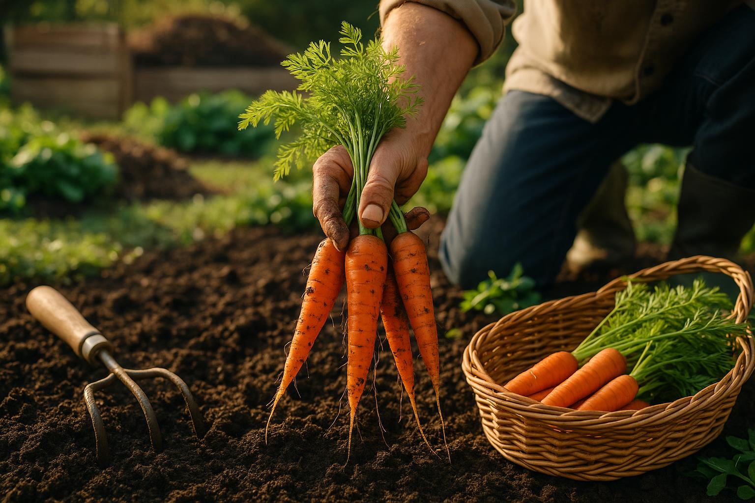 Featured image for Karotten richtig anbauen: Praxisnahe Anleitung für gesunde Möhren
