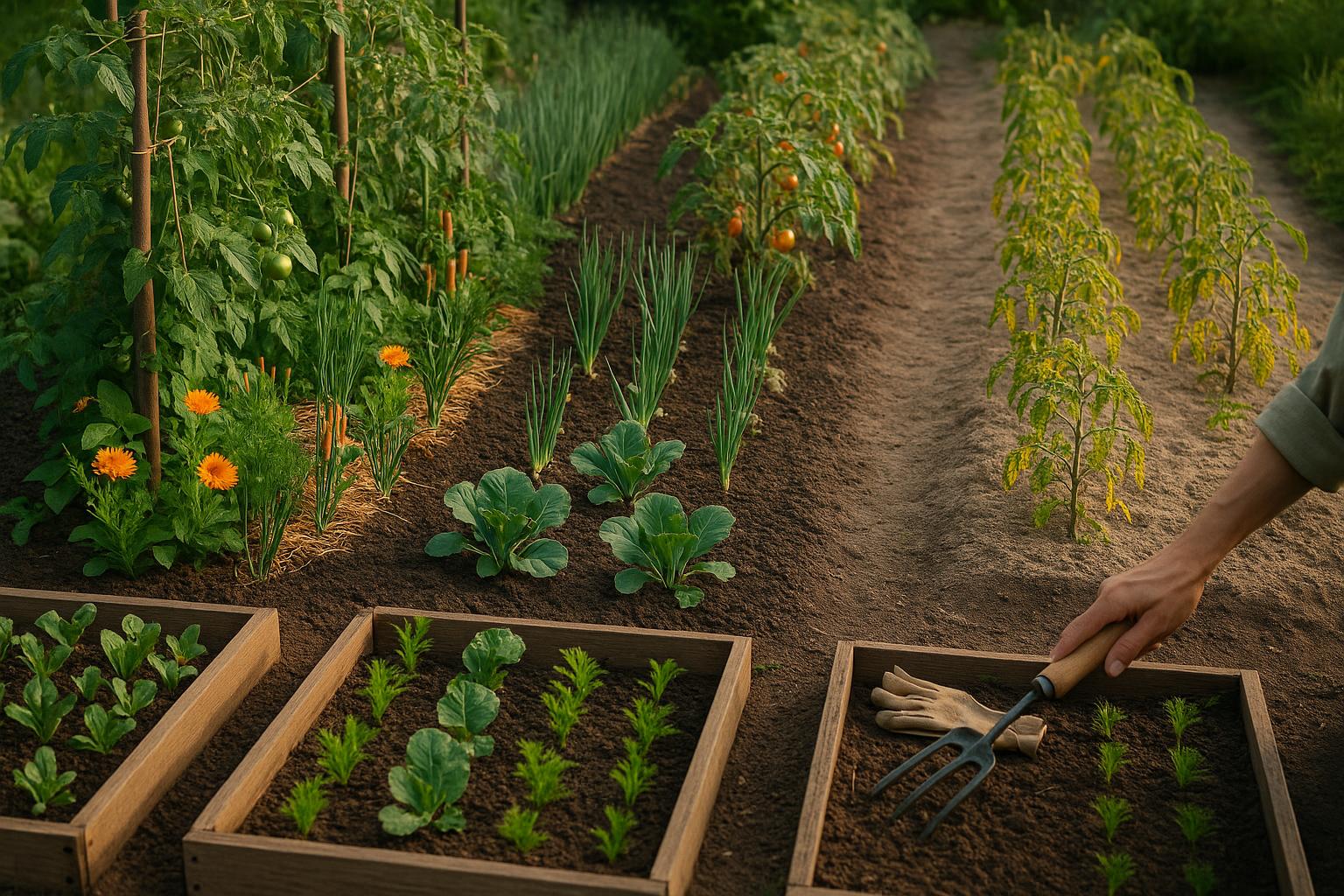Vermeide diese Fehler bei Fruchtfolge und Mischkultur für eine reiche Ernte
