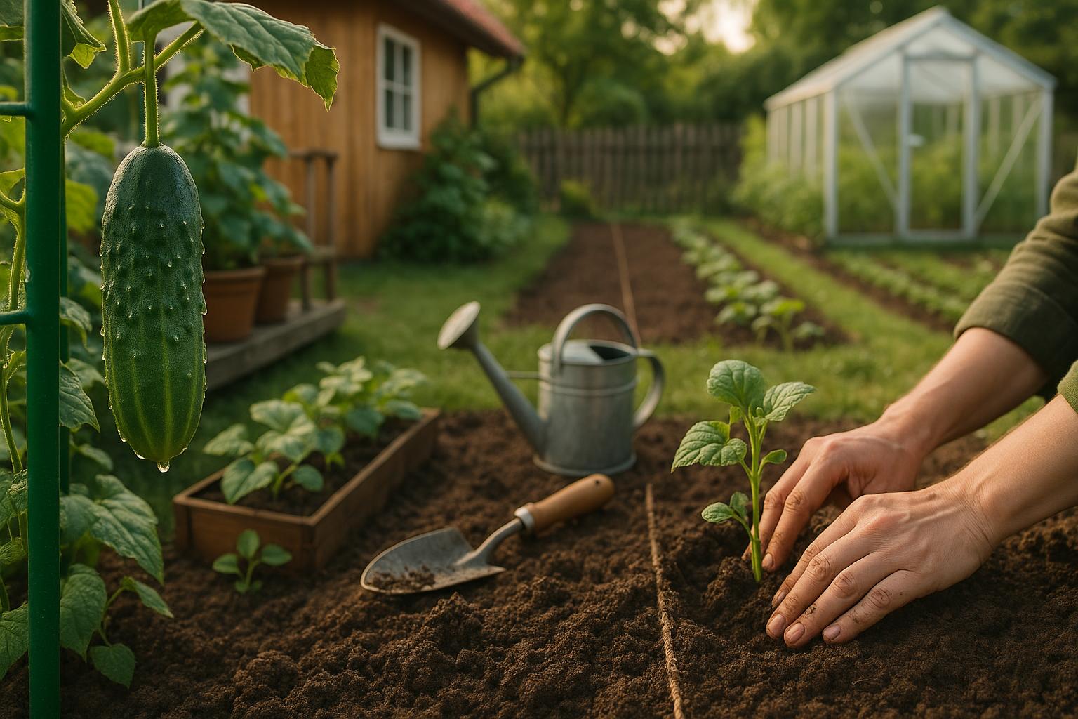 Gurken anbauen im Kleingarten: Dein Weg zur knackigen Ernte